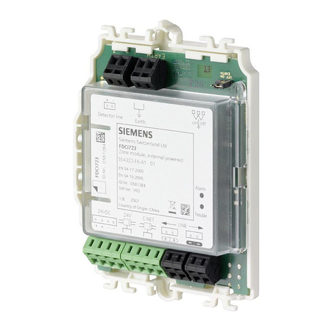 Siemens FDCI723 User manual