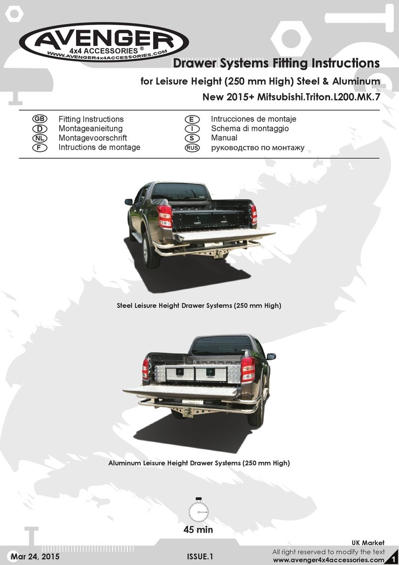 Avenger ST250-1400 Fitting instructions