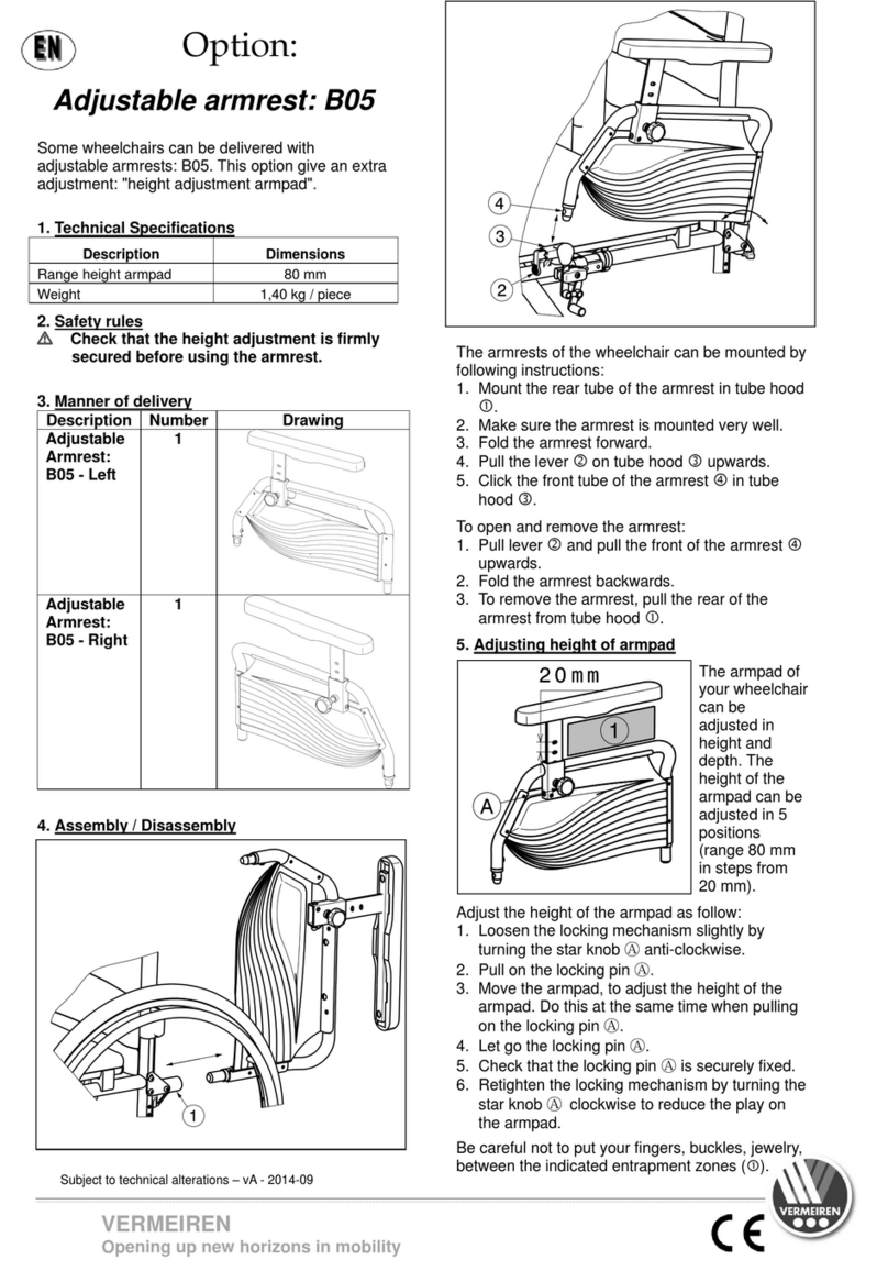 Vermeiren B05 manual