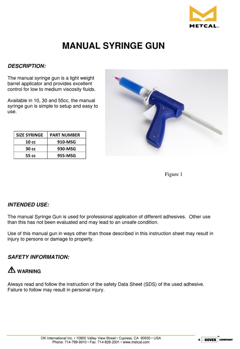 Metcal 910-MSG User manual