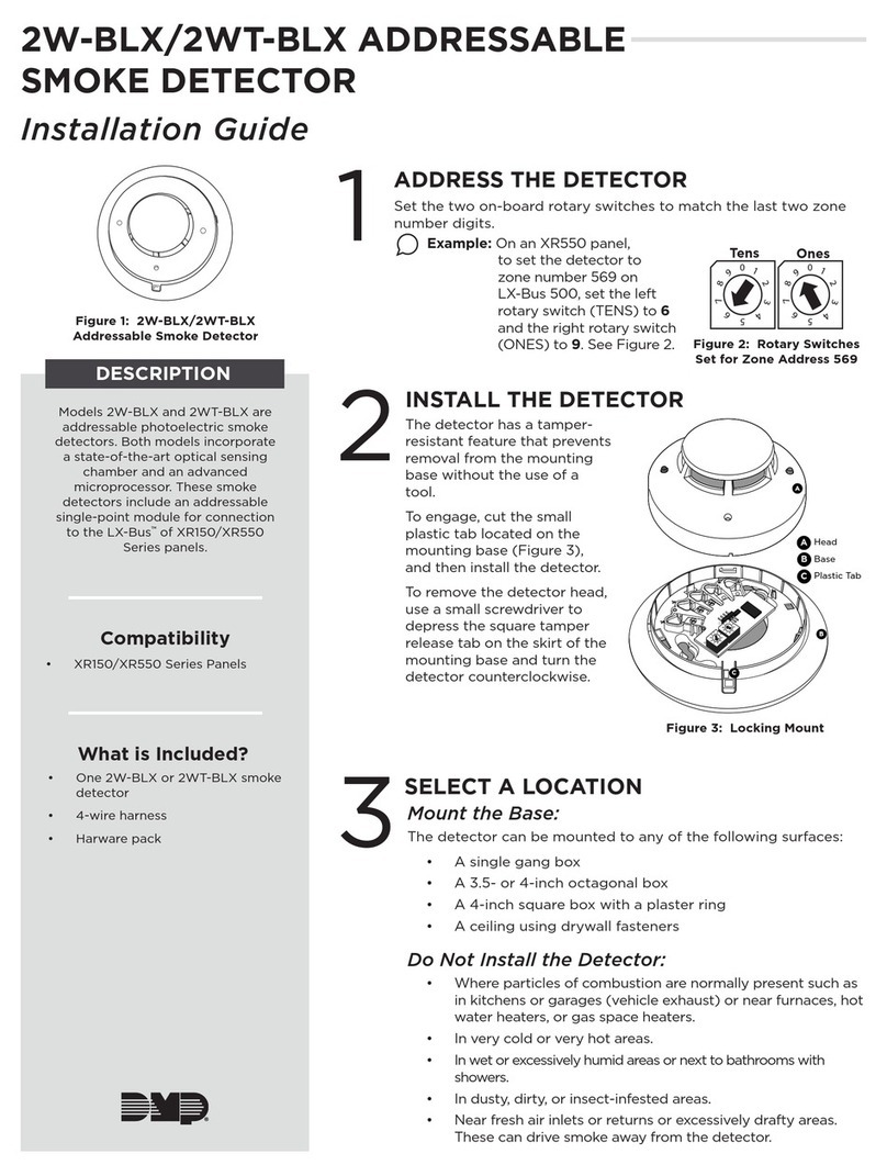 DMP Electronics 2W-BLX installation guide