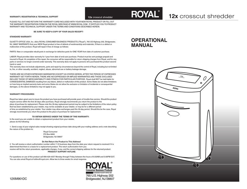 Royal 12X Quick start guide