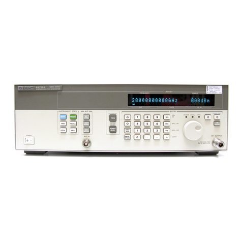 Agilent Technologies HP 83711A Use and care manual
