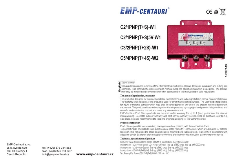 EMP-Centauri C2/1PNP(T+S)-W1 manual