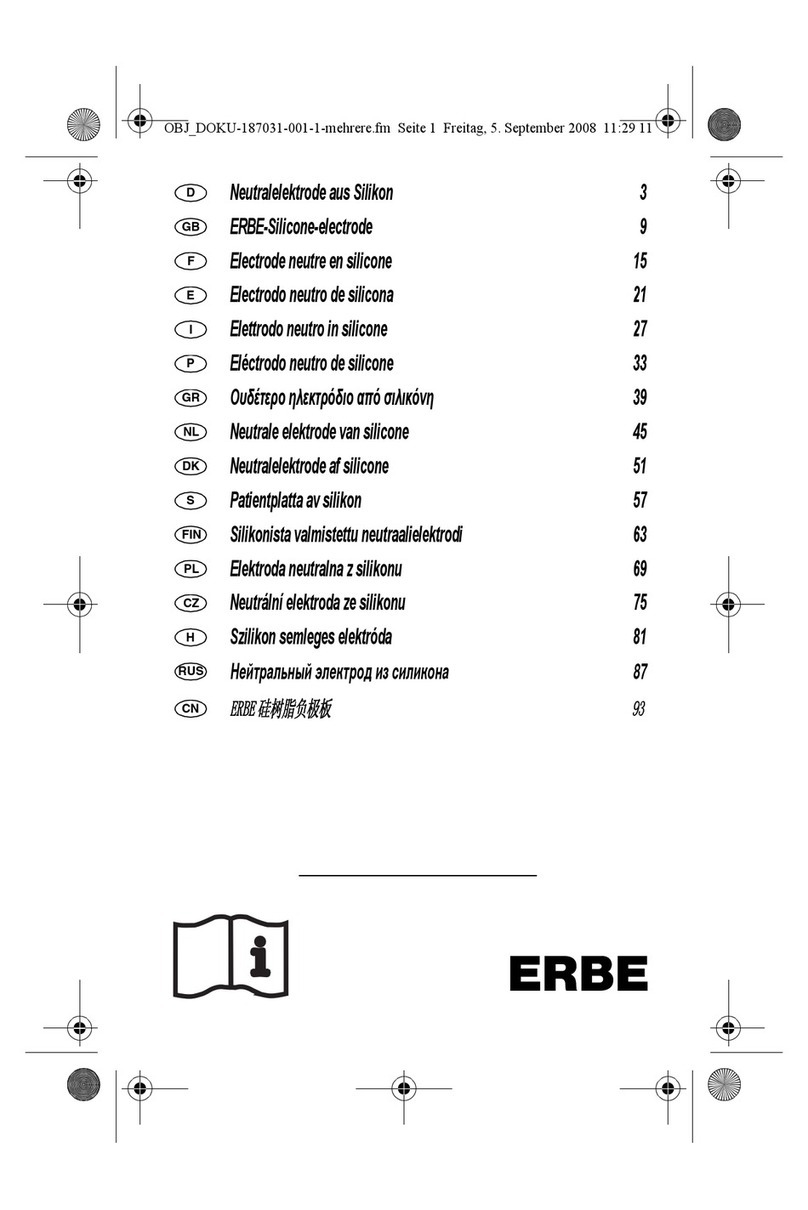 Erbe 20193-008 Notes on Use Erbe 20193-008 Notes on Use