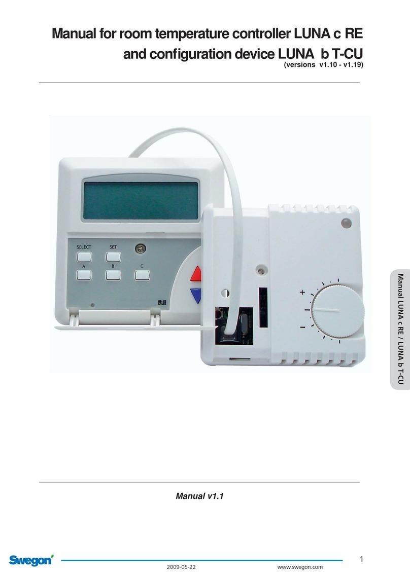 Swegon LUNA c RE manual