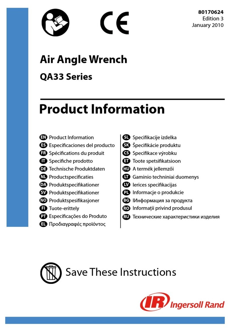 Ingersoll-Rand QA33 Series Product information