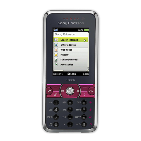 Sony Ericsson K660i User manual Sony Ericsson K660i User manual
