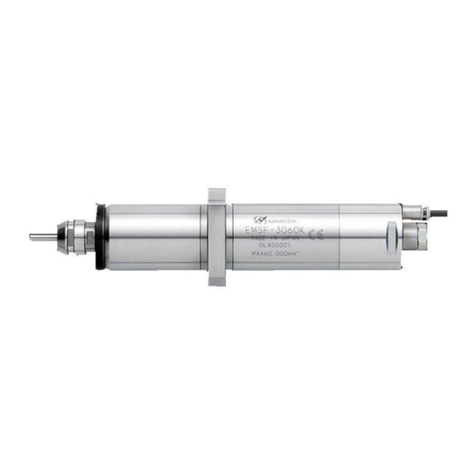 Nakanishi EMSF-3060K Operation manual