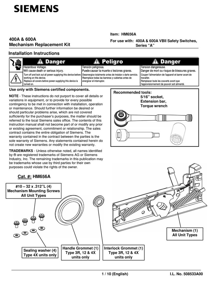 Siemens HM656A User manual