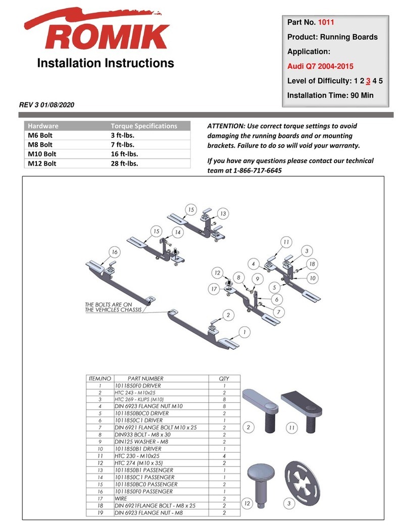Romik 1011 User manual