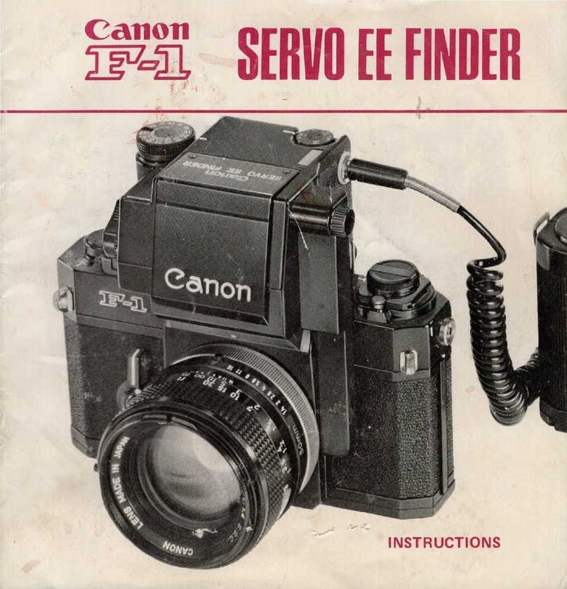 Canon Servo EE Finder User manual Canon Servo EE Finder User manual