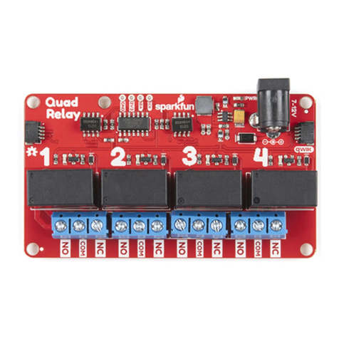 sparkfun Qwiic Quad Relay Technical document