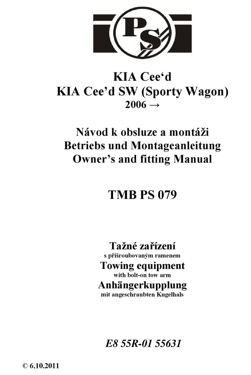 PS TMB PS 079 Owner’s and fitting Manual