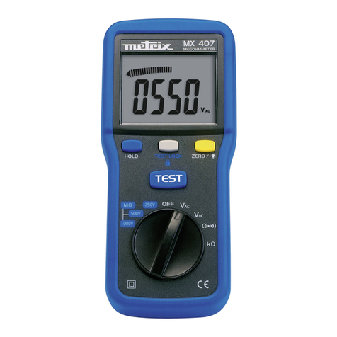 Metrix MX 407 user manual