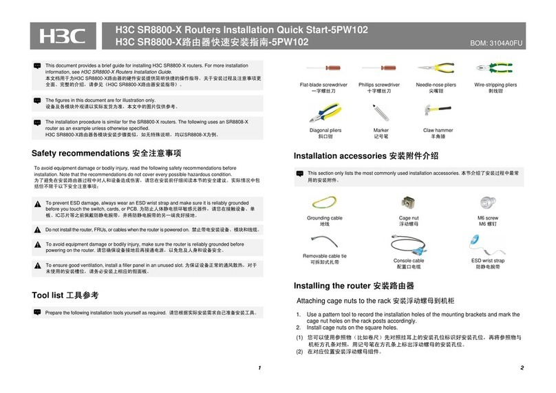 H3C SR8800-X Operating and maintenance manual