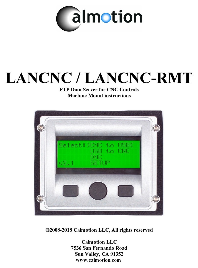 Calmotion LANCNC Machine Mount instructions