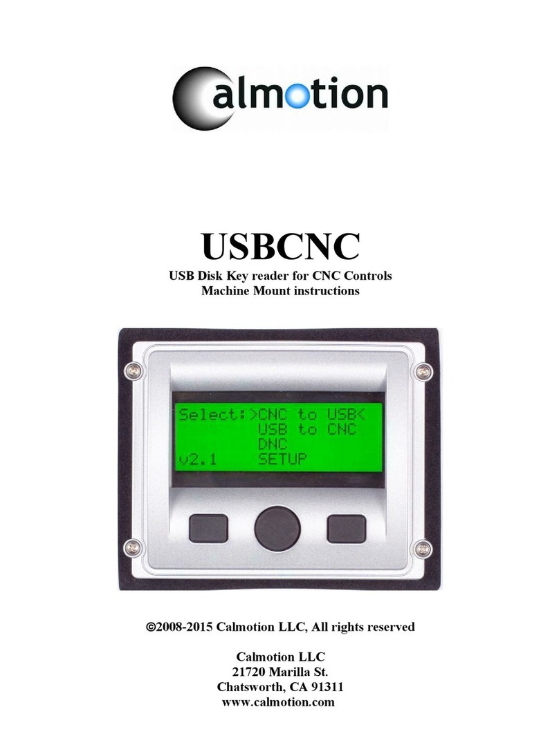 Calmotion USBCNC Machine Mount instructions