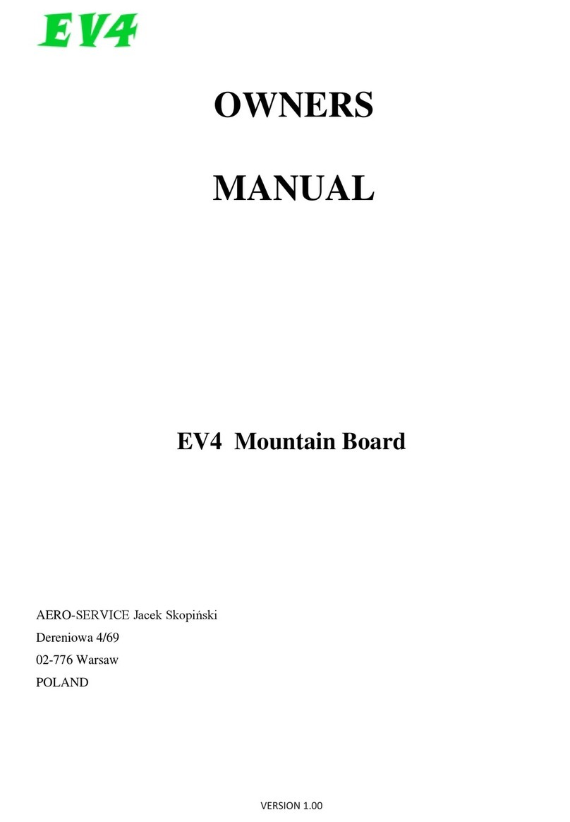AERO-SERVICE EV4  MOUNTAIN BOARD owner's manual