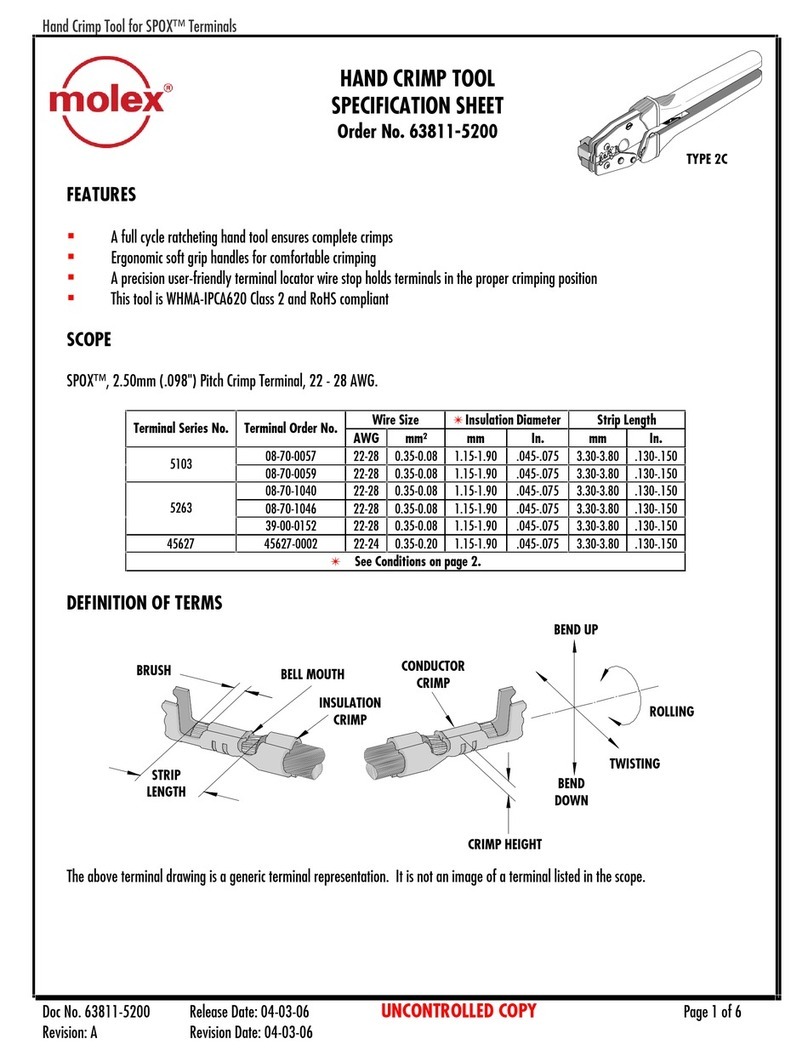 molex 207129 Series User manual