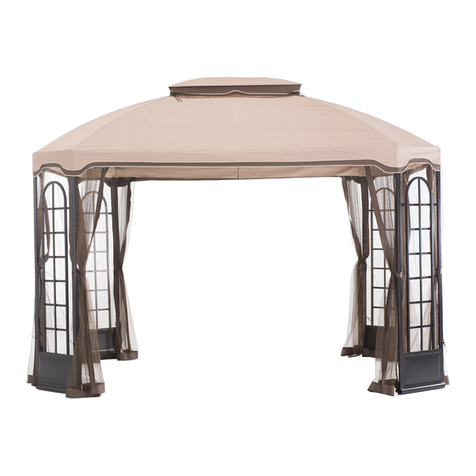 Essential Garden Terrace Gazebo L-GZ454PST-C User manual