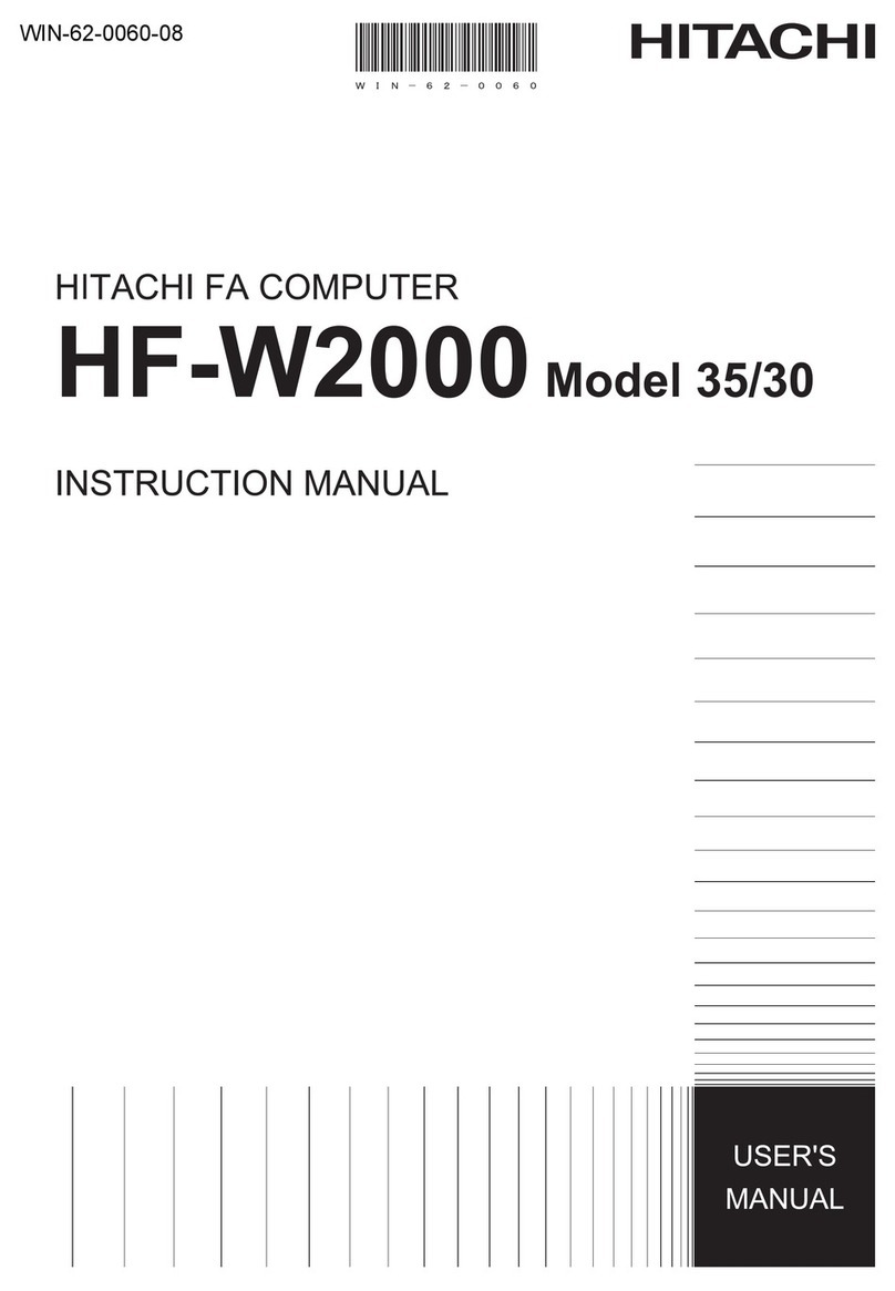 Hitachi HF-W2000 35 User manual