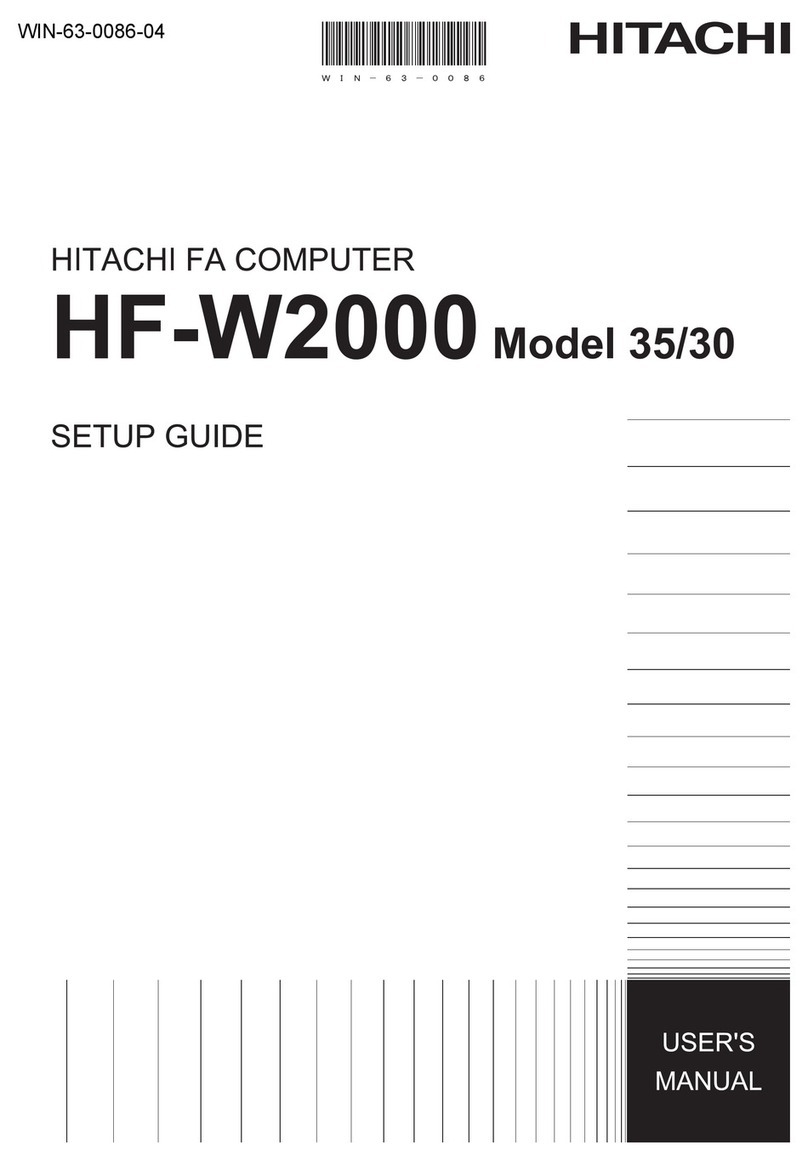 Hitachi HF-W2000 35 Setup guide