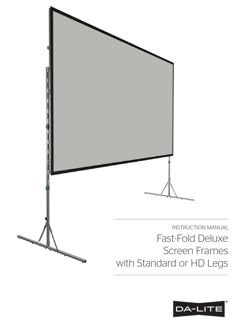 LEGRAND Da-Lite Fast-Fold Deluxe instruction manual