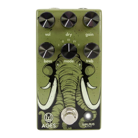 Walrus Audio AGES instruction manual