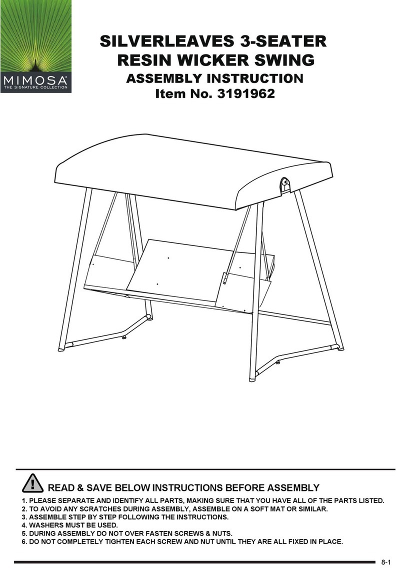 Mimosa Silverleaves 3191962 Assembly instructions