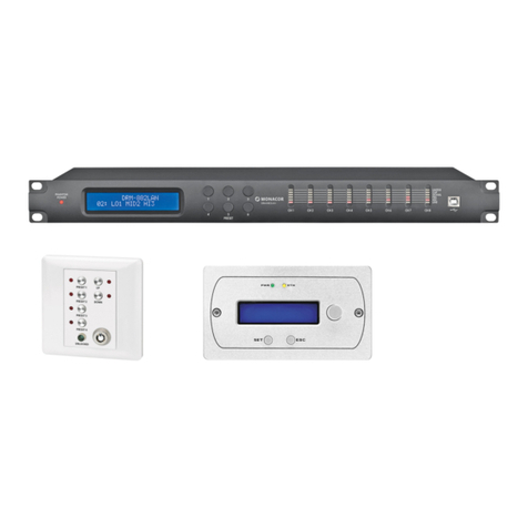Monacor DRM-882LAN instruction manual