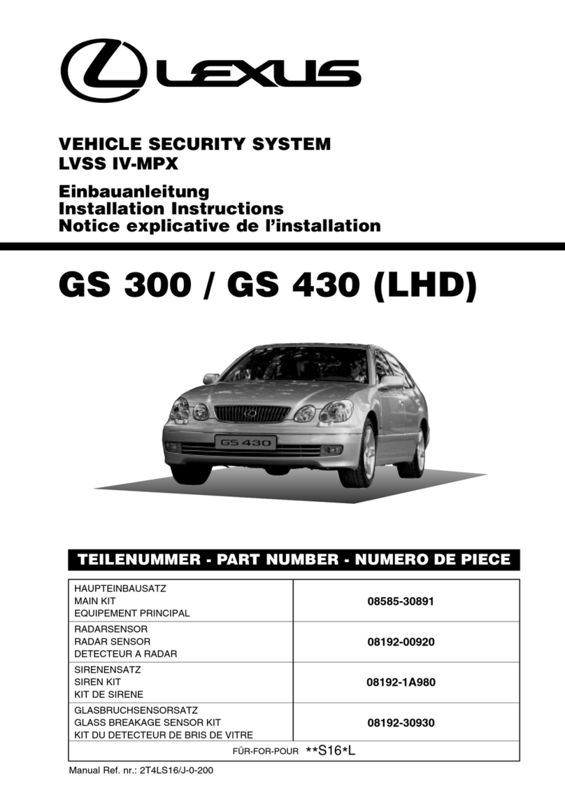 Lexus LVSS IV-MPX User manual