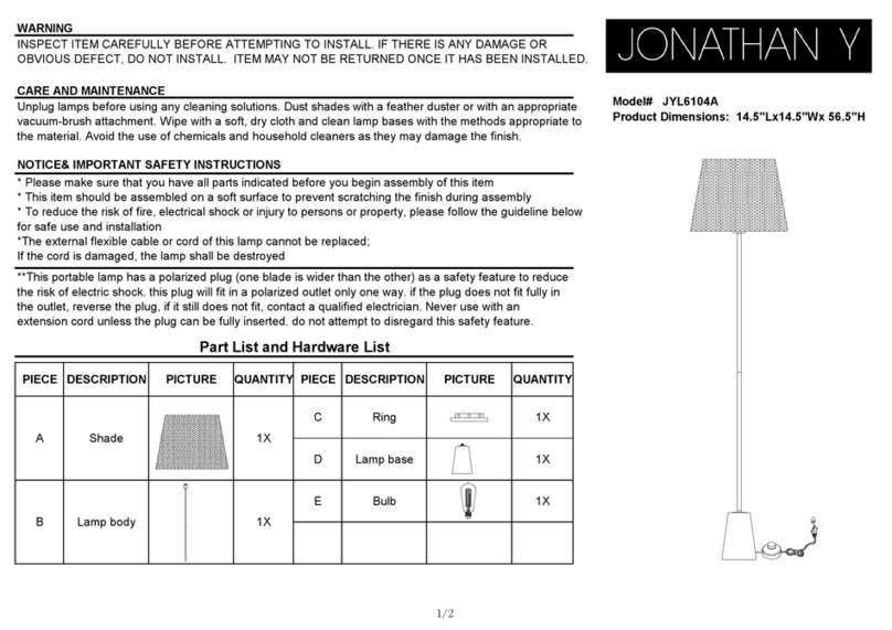 JONATHAN Y JYL6104A manual