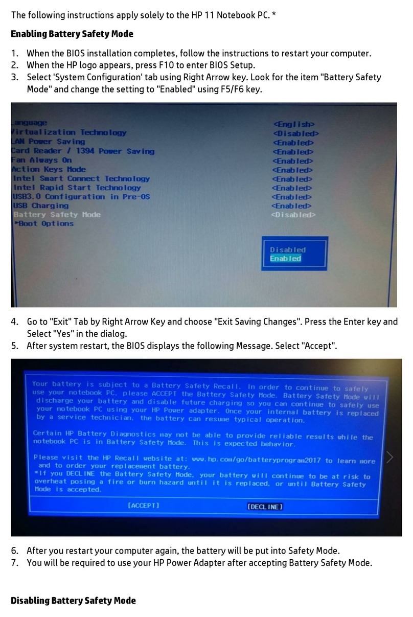 HP 11 User manual
