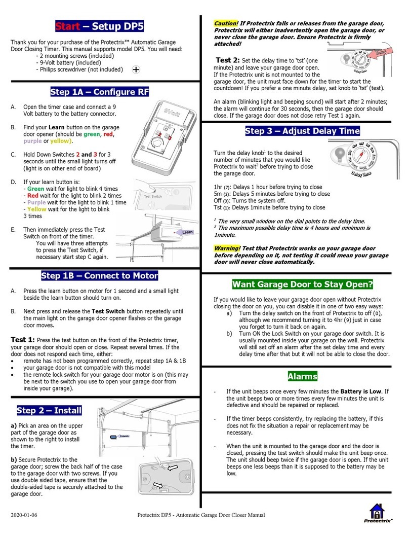 Protectrix DP5 User manual
