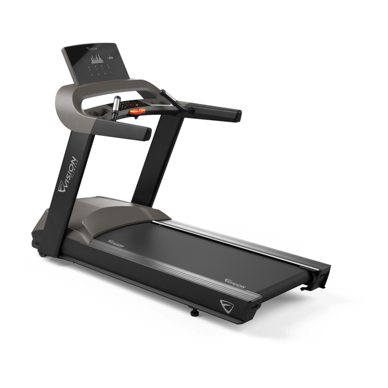 Vision Fitness T600 instructions