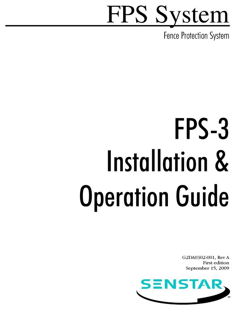 SENSTAR FPS-3 Installation & operation guide