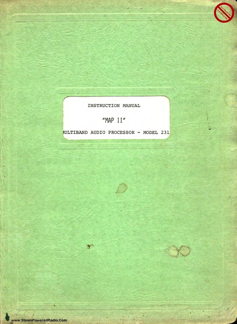 Inovonics MAP II 231 instruction manual