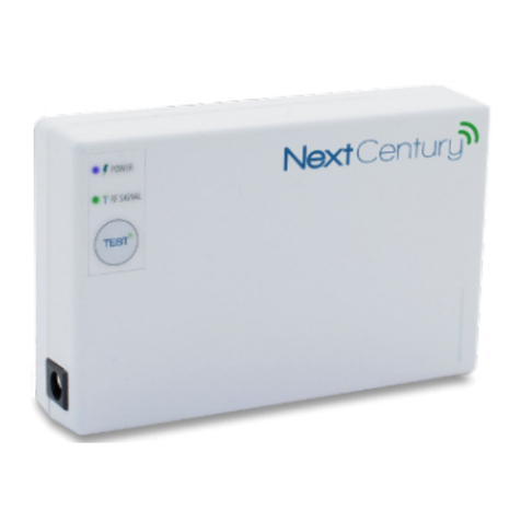 Next Century GW-301 Operating and safety instructions