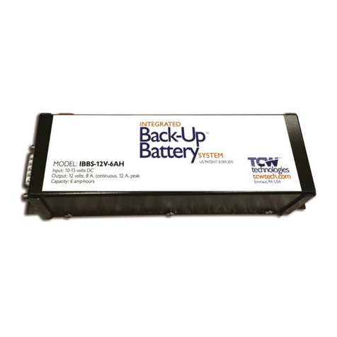 TCW Technologies Integrated Back-up Battery System manual