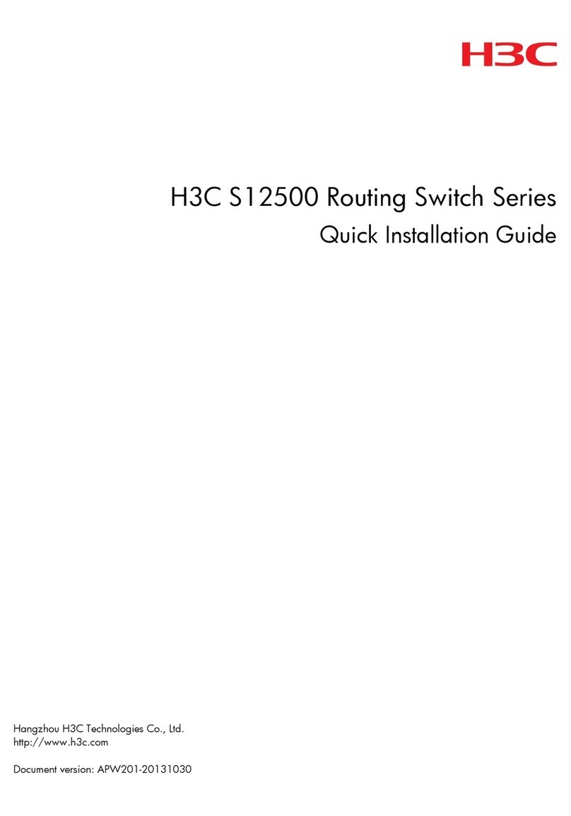 H3C S12500 Series Quick installation guide