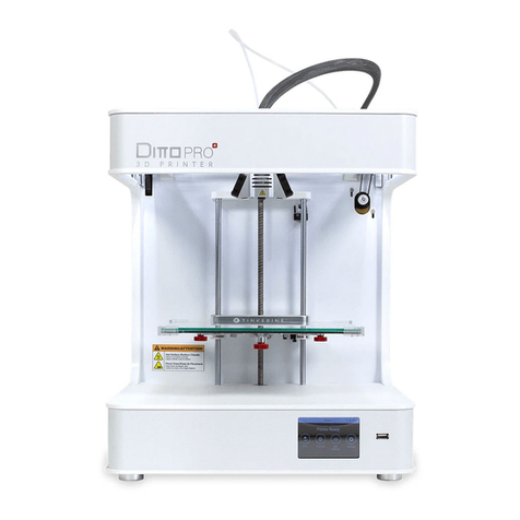 Tinkerine Studio DittoPro-R Parts list manual
