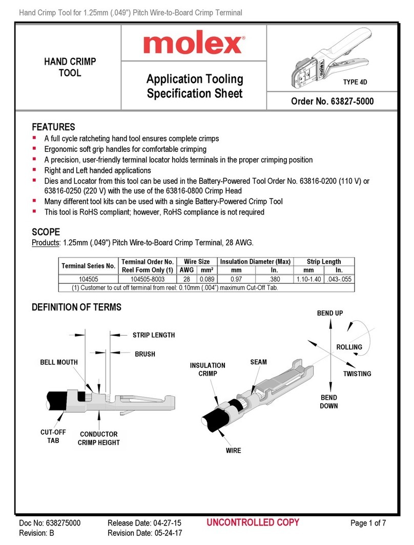 molex 63827-5000 User manual molex 63827-5000 User manual