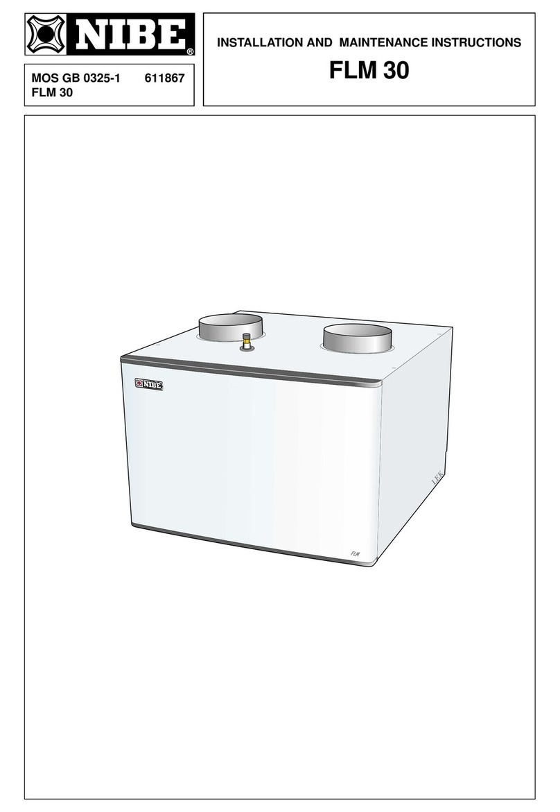 Nibe FLM 30 Installation and maintenance instructions
