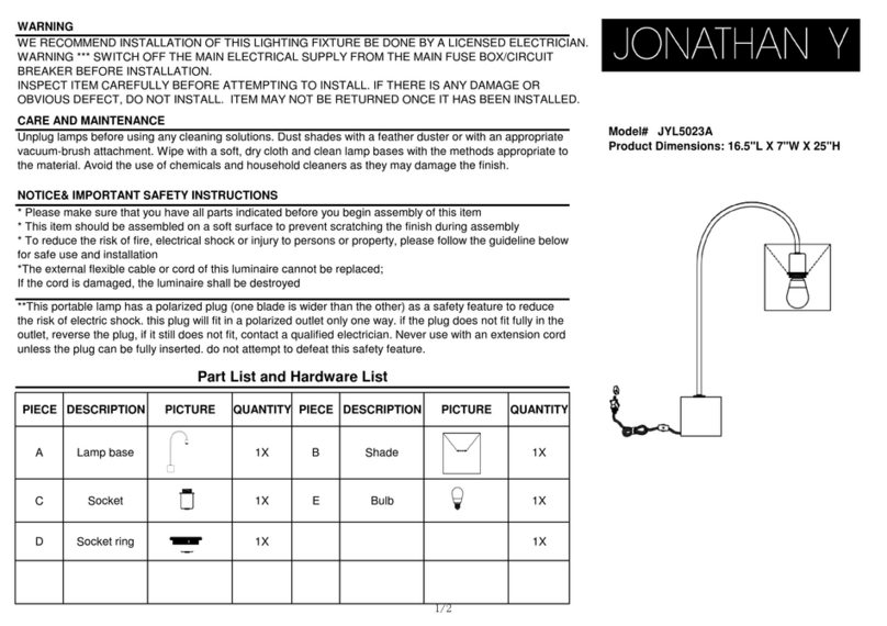JONATHAN Y JYL5023A User manual