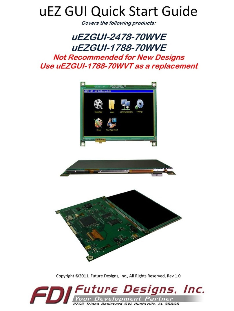 FDI uEZ GUI Series User manual