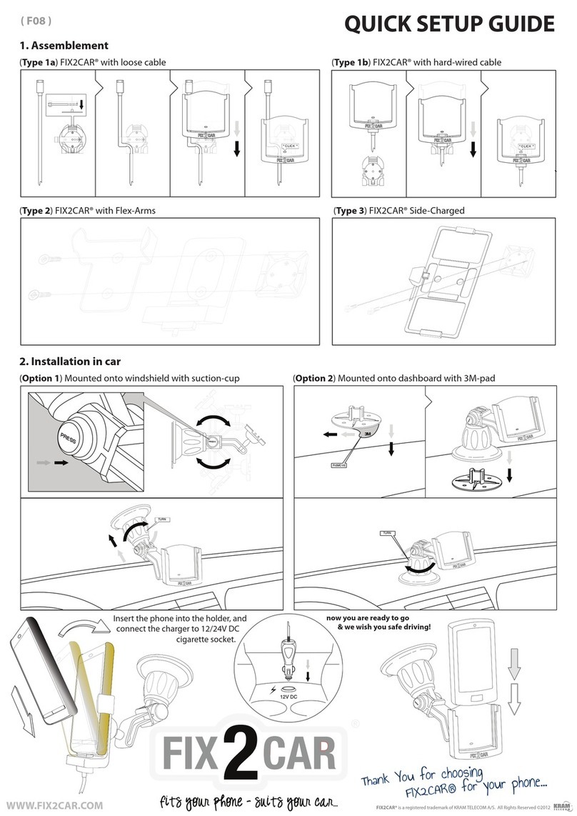 KRAM telecom FIX2CAR Quick setup guide
