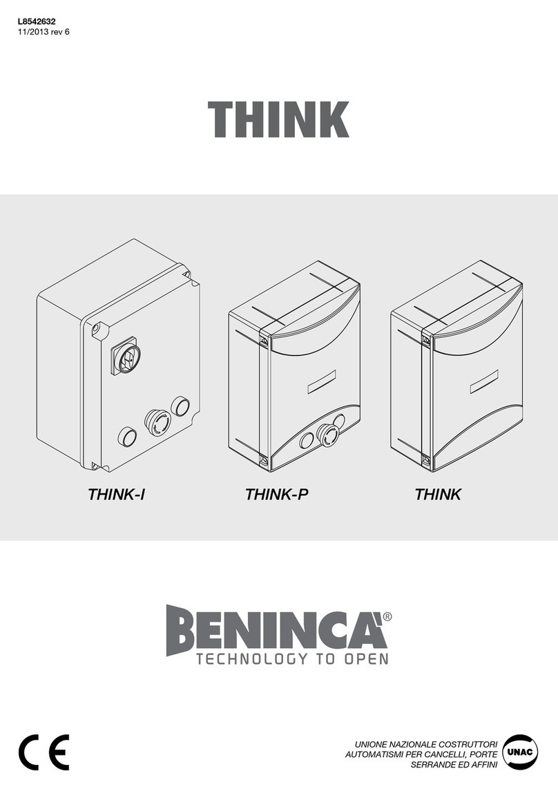 Beninca THINK manual