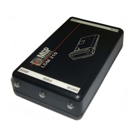 MGP Instruments DOSISYS LDM 210 user manual