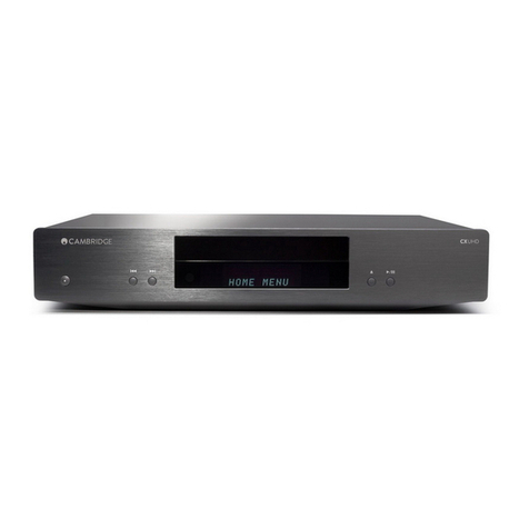 Cambridge Audio CXUHD User manual